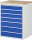 Schubladenschrank XL7.10, B770xT650xH1035mm, B-Top-25mm, 7xSchublade-TA