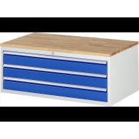 Schubladenschrank XXL2.3, B1145xT650xH465mm, B-Top-25mm, 3xS
