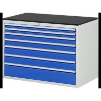 Schubladenschrank XXL5.0, B1145xT650xH820mm, M-Top-22mm, 7xS