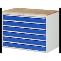 Schubladenschrank XXL5.16, B1145xT650xH825mm, B-Top-25mm, 6x