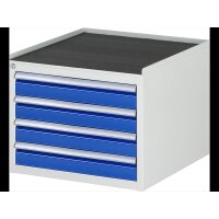 Schubladenschrank L2.13, B580xT650xH465mm, MT-Top-25mm,...