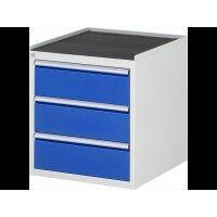 Schubladenschrank L3.0, B580xT650xH645mm, MT-Top-25mm,...