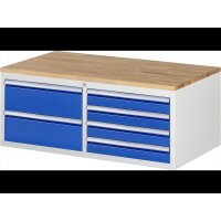 Schubladenschrank LL2.0.7, B1145xT650xH465mm, B-Top-25mm,...