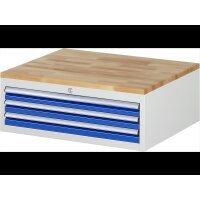Schubladenschrank XL1.2, B770xT650xH285mm, B-Top-25mm, 3xSch