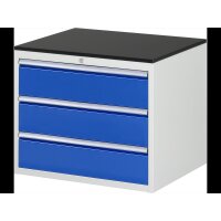Schubladenschrank XL3.0, B770xT650xH640mm, M-Top-22mm, 3xSch