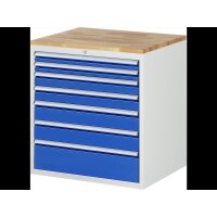 Schubladenschrank XL5.0, B770xT650xH825mm, B-Top-25mm,...