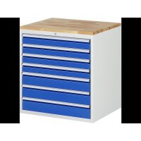Schubladenschrank XL5.17, B770xT650xH825mm, B-Top-25mm,...