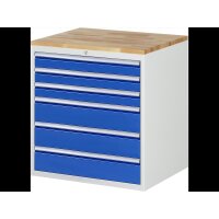 Schubladenschrank XL5.9, B770xT650xH825mm, B-Top-25mm,...