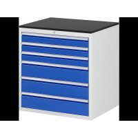 Schubladenschrank XL5.9, B770xT650xH820mm, M-Top-22mm,...