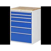 Schubladenschrank XL7.7, B770xT650xH1035mm, B-Top-25mm,...
