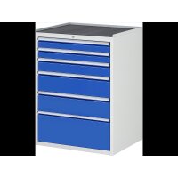 Schubladenschrank XL7.7, B770xT650xH1035mm, MT-Top-25mm,...