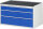 Schubladenschrank XXL3.16, B1145xT650xH645mm, MT-Top-25mm, 3xSchublade-VA