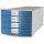 HAN Schubladenbox IMPULS  blau-transparent 1012-64, DIN C4 mit 4 Schubladen