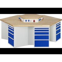 Gruppenwerkbank 499-EA, B2700xT2340xH850 gallery