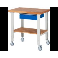 Fahrbare Werkbank (h&ouml;henverstellbar) 7001A7,...