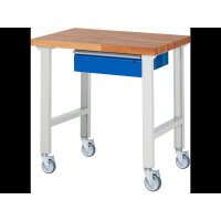 Fahrbare Werkbank 7001A1, B1000xT700xH1000mm | 4LR