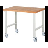 Fahrbare Werkbank 7000-1, B1250xT900xH1000mm | 4LR