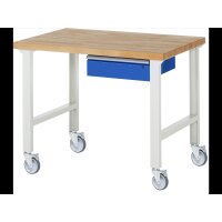 Fahrbare Werkbank 7001A1, B1250xT900xH1000mm | 4LR