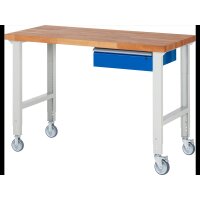 Fahrbare Werkbank (h&ouml;henverstellbar) 7001A1,...