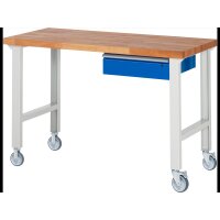 Fahrbare Werkbank 7001A1, B1500xT700xH1000mm | 2BR-2LR