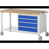 Fahrbare Werkbank 8262, B1500xT700xH880- gallery