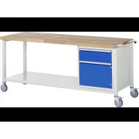 Fahrbare Werkbank 8152, B2000xT700xH880-1080mm,...