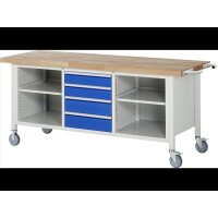 Fahrbare Werkbank 8566, B2000xT700xH880- gallery