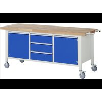 Fahrbare Werkbank 8569, B2000xT700xH880mm,...