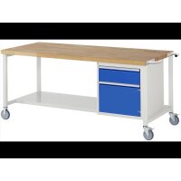 Fahrbare Werkbank 8152, B2000xT900xH880-1080mm,...