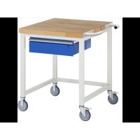 Fahrbare Werkbank 8001, B750xT900xH880-1080mm,...