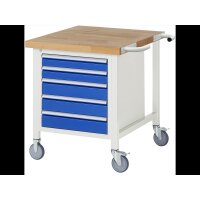 Fahrbare Werkbank 8171, B750xT900xH880-1080mm,...