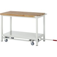 Werkbank mit Fahrgestell 8162, B1000xT700xH880mm, 4xSchublad