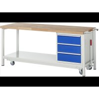 Werkbank mit Fahrgestell 8157, B2000xT70 gallery