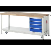 Werkbank mit Fahrgestell 8162, B2000xT70 gallery