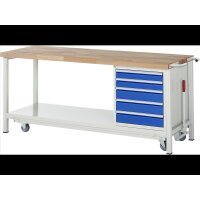 Werkbank mit Fahrgestell 8171, B2000xT70 gallery