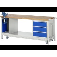 Werkbank mit Fahrgestell 8183, B2000xT70 gallery
