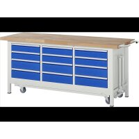 Werkbank mit Fahrgestell 8579, B2000xT70 gallery