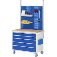 Montagewagen XXL5.16, B1145xT650xH975mm, 6xSchublade-VA, B-T