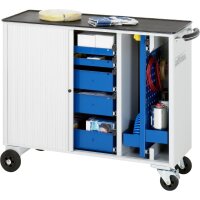 Werkzeugwagen 10020, B1025xT400xH860mm, 5xSchublade-VA, 1xLW