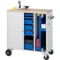 Werkzeugwagen 10600, B1025xT520xH1080mm, 6xSchublade-VA,1xLW