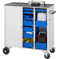 Werkzeugwagen 10800, B1025xT520xH1080mm, 10xSchublade-VA, Me