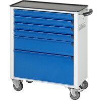 Werkzeugwagen 7110, B725xT400xH860mm, 6xSchublade-VA, Metall