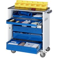 Werkzeugwagen 7260, B725xT400xH860mm, 5x gallery