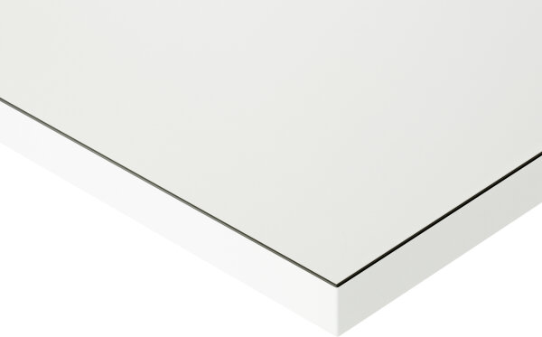 Arbeitstisch Etagenbord, B1200xT500xH650-1000/2040mm, EGB-Melamin-Platte 28mm