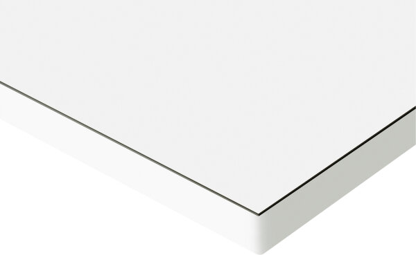 Arbeitstisch Etagenbord, B1200xT900xH650-1000/2040mm, EGB-Hartlaminat-Platte 30mm