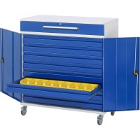 Beistellschrank Stehpult 34, B1100xT520xH1185mm, mobil