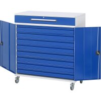 Beistellschrank Stehpult 34, B1100xT520xH1185mm, mobil 2