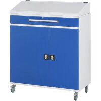 Beistellschrank Stehpult 02T, B1100xT520xH1110/1220mm, mobil