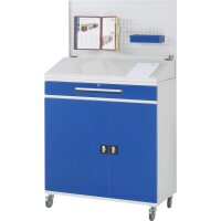 Beistellschrank Stehpult 04T, B1100xT520xH1895mm, mobil 2