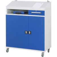 Beistellschrank Stehpult 06T, B1100xT520xH1110/1220mm, mobil